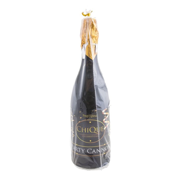 Confettikanon Champagnefles