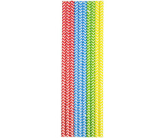Meerkleurige ZigZag Rietjes | Papier | 10 Stuks