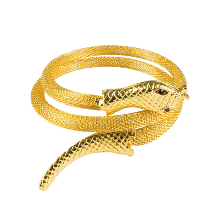 Armband/ Halsketting Slang | Goud