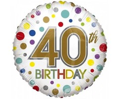 Cijferballon 40 Jaar | 45cm