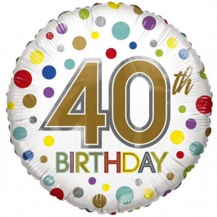 Cijferballon 40 Jaar | 45cm