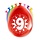 Verjaardag Ballonnen Multicolor 8 Stuks | Cijfer 9