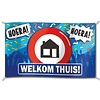 Gevelvlag 'Welkom Thuis' 100cm x 150cm