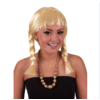 Pruik Heidi | Blond Vlechtjes