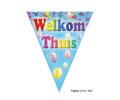 Vlaggenlijn 'Welkom Thuis' Balloons