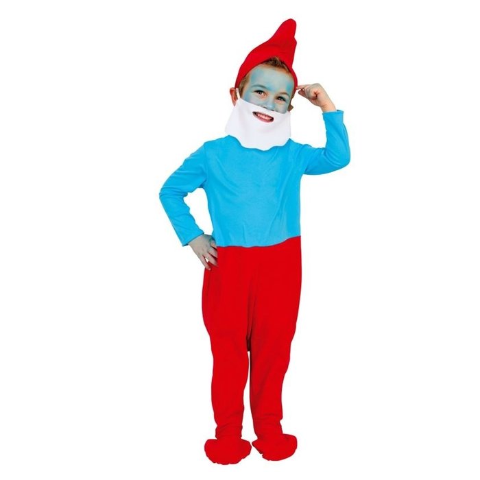 Grote Smurf | Kinderkostuum + Muts