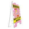 Party Waarschuwingsbord | Hoera een meisje! |  57cm x 25cm