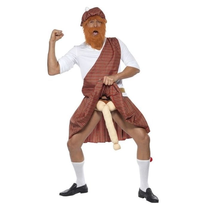 Schot Highlander Met Grote Willy | Herenkostuum