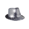 Glitterhoed Paillet Al Capone | Zilver