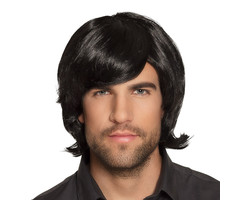 Pruik Spike Zwart