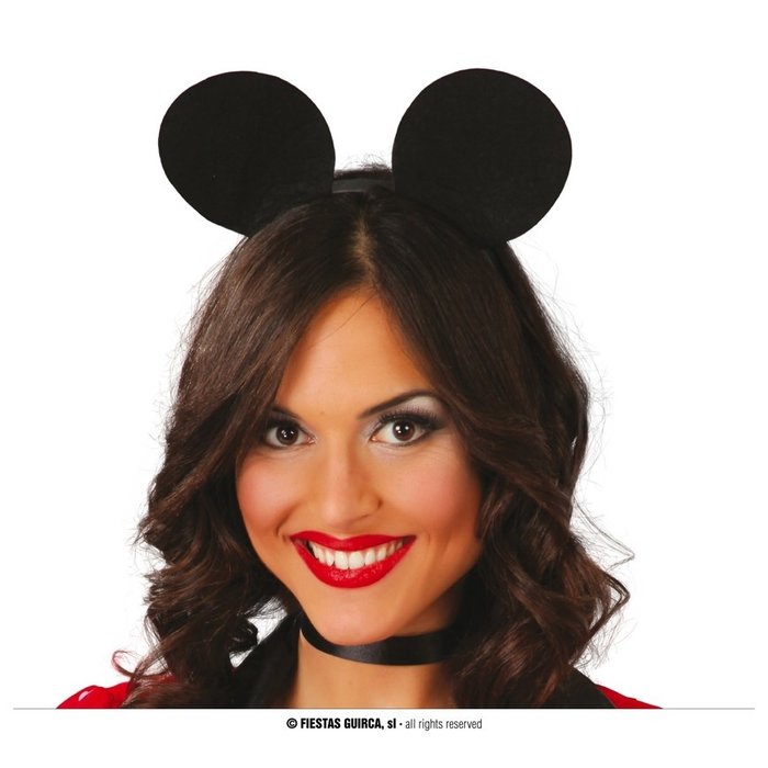 Diadeem Mickey  | Muizenoortje Zwart