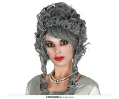 Pruik Markiezin  | Grijs