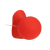 Clownsneus Piep | Rood Met Elastiek