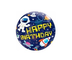 Bubble Happy  Birthday Space | Ballon - 55cm