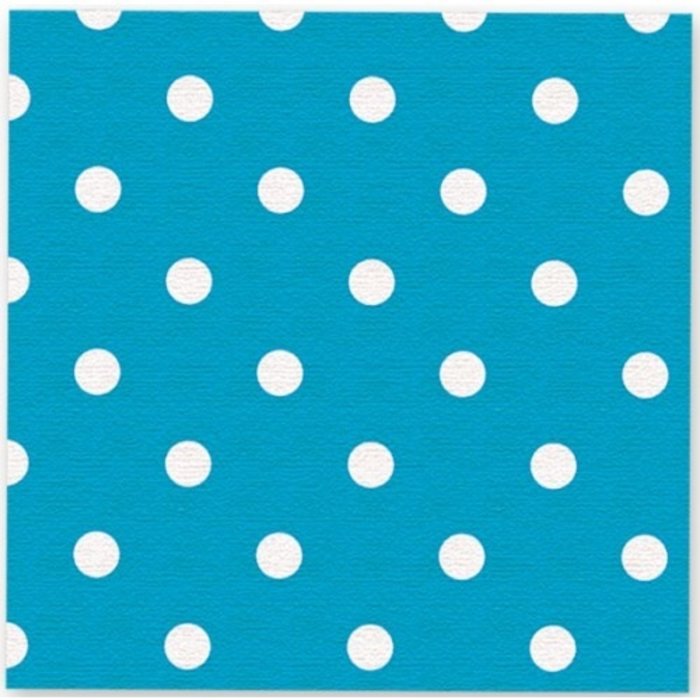 Servetten Dots Blauw