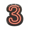 Neon Cijfer | 3
