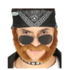 Biker Snor En Bakkebaarden | Bruin