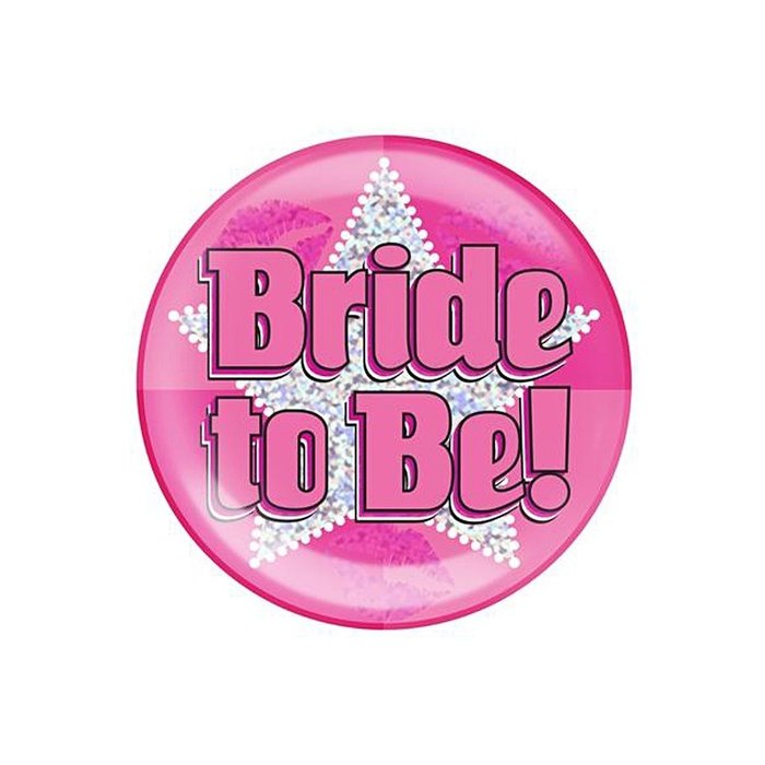 Button Vrijgezellen 'Bride To Be' XXL