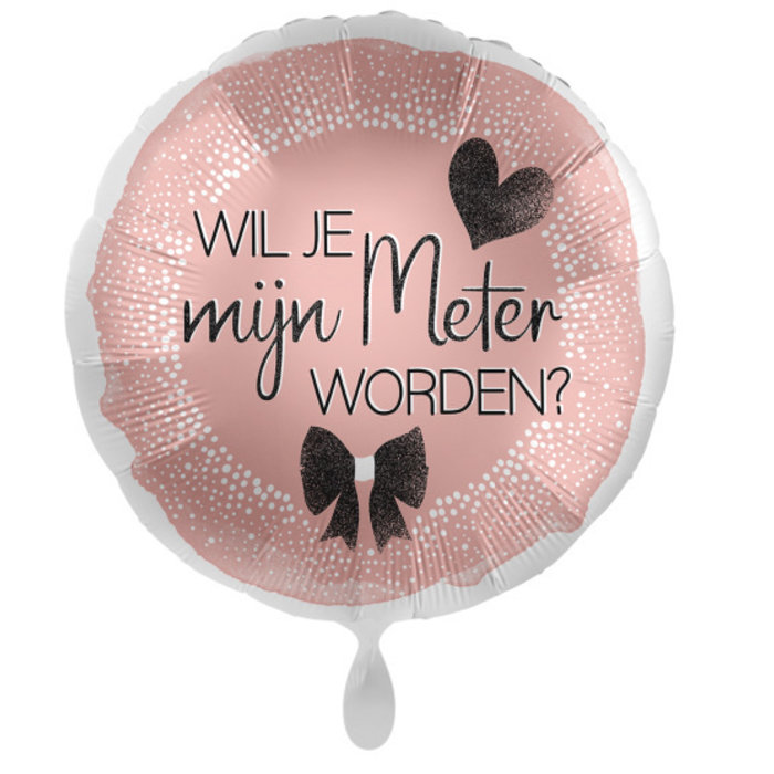 Folieballon Wil je meter worden? | 18inch