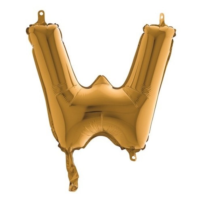 Folieballon Mini  l 36cm  Letter W