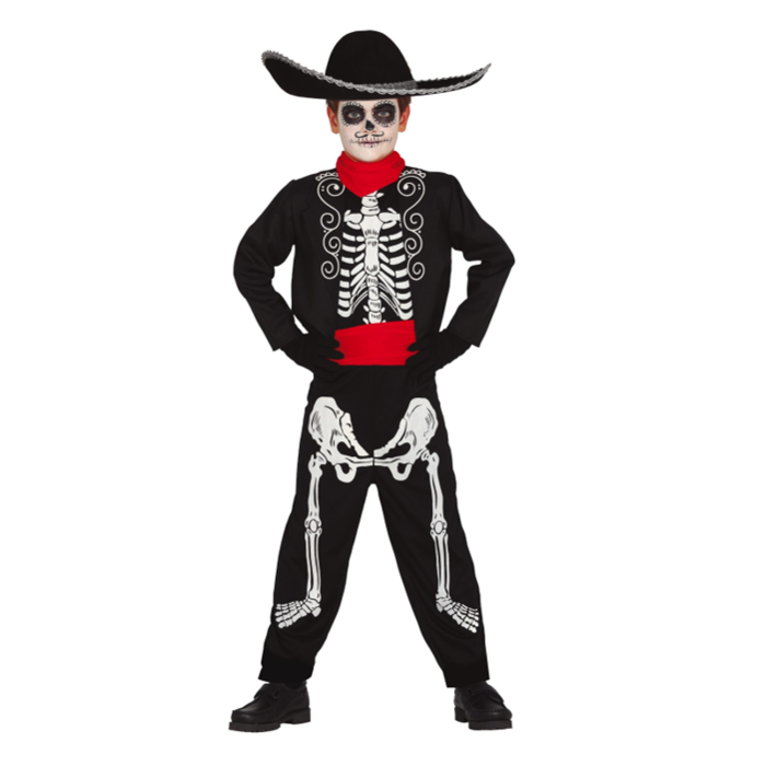 Skelet Jack Los Muertos | Kinderkostuum