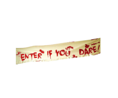 Banner Enter If You Dare | 180cm x 32cm