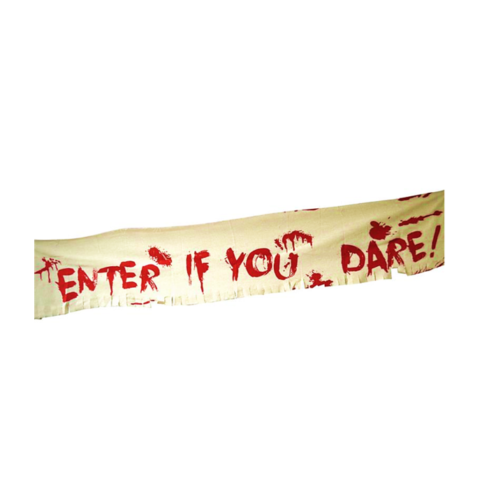 Banner Enter If You Dare | 180cm x 32cm
