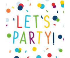 Servetten Confetti Party | 16 Stuks