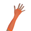 Vingerloze Handschoenen | Neon Oranje | Nethandschoenen