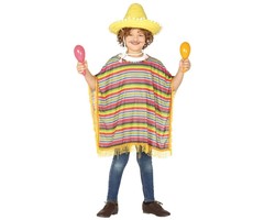 Mexicaanse Poncho | Kinderkostuum
