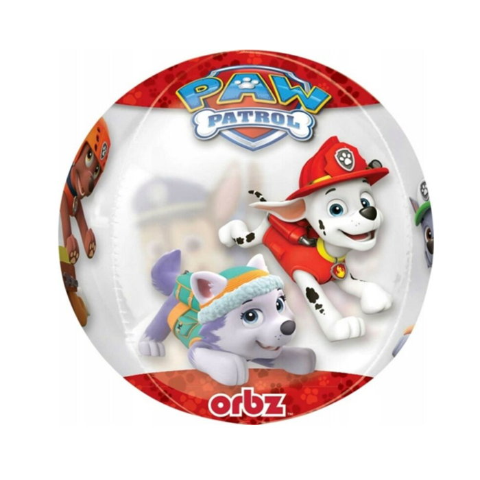 Orbz Paw Patrol | Transparant Ballon - 40cm