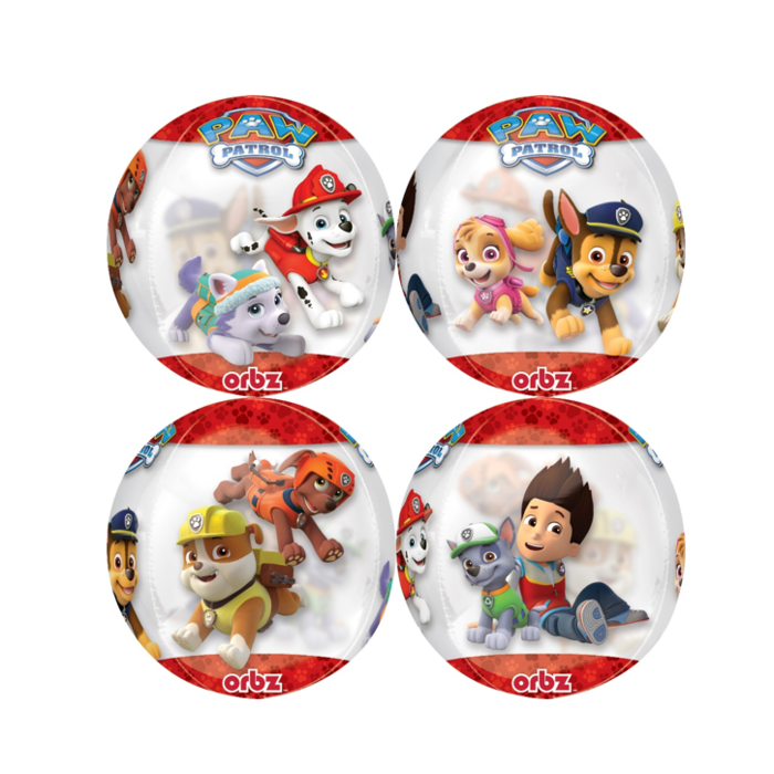 Orbz Paw Patrol | Transparant Ballon - 40cm