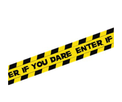 Enter If You Dare Tape | Partylint 6m