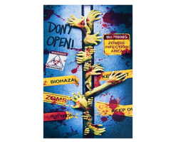 Deur Doek Zombie Infectie | Door Cover Zombie