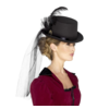 Deluxe Victorian Top Hat | Black