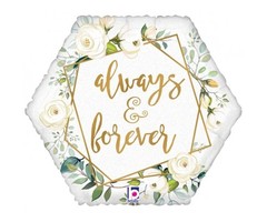 Always & Forever Folieballon 46cm