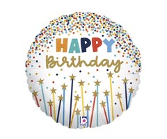 Happy Birthday Candles / Folieballon