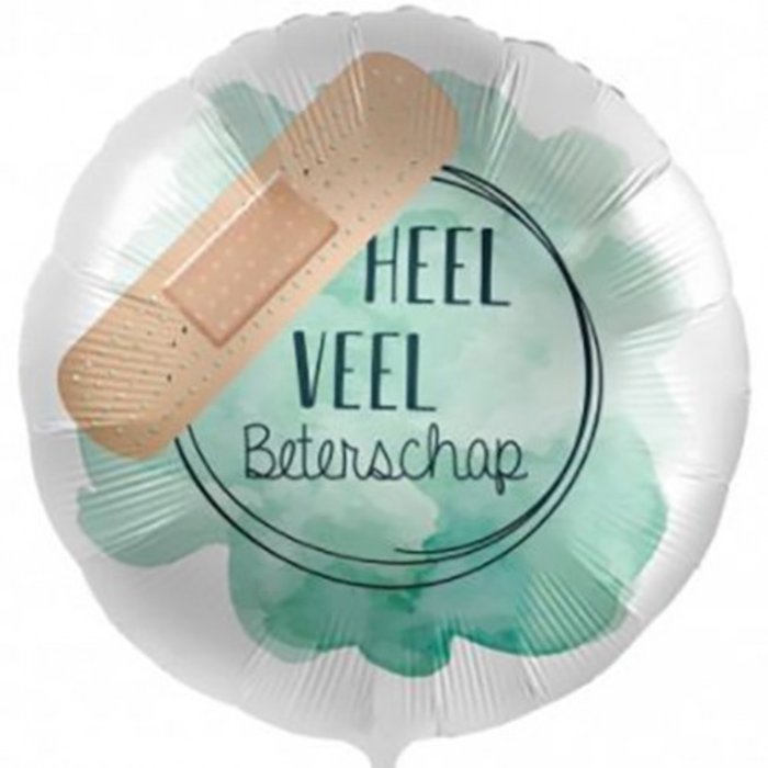 Heel Veel Beterschap Pleister / Folieballon