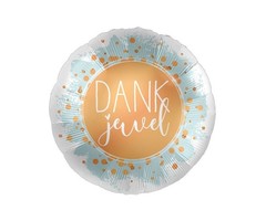 Dank Jewel Dots Bleu & Gold / Folieballon