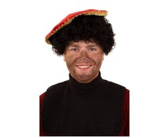 Rolkraag Zwart / Pietenkraag