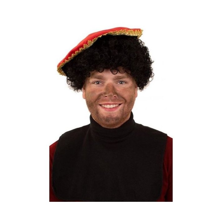 Rolkraag Zwart / Pietenkraag