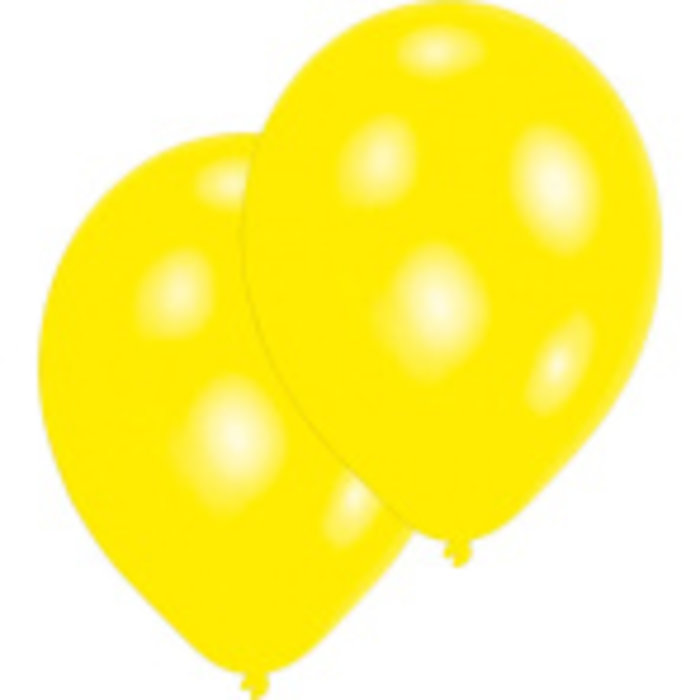 Ballonnen 10 Stuks 27,5cm / Geel