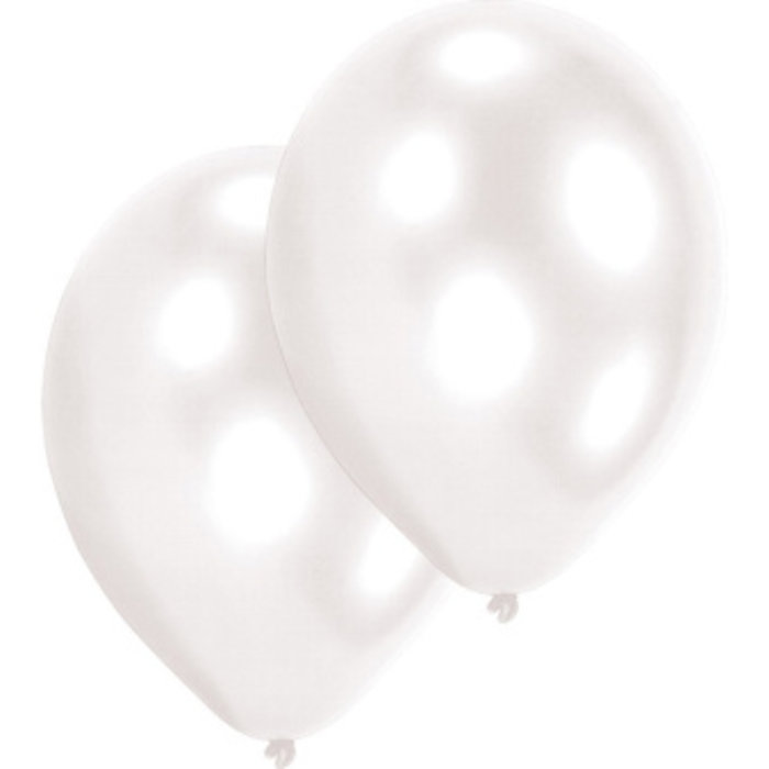 Ballonnen 10 Stuks 27,5cm / Wit