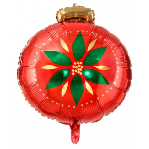Kerstbal Folieballon 45cm
