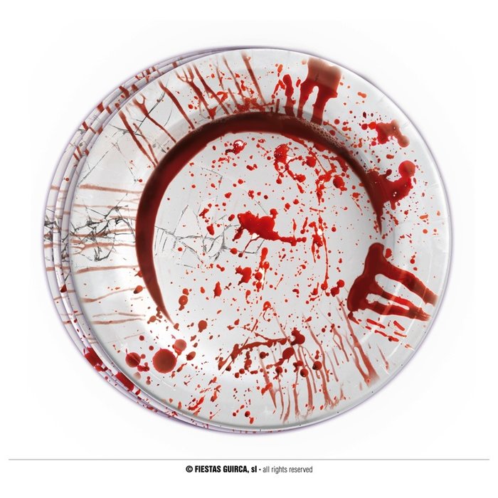 Bordjes 6 Stuks / Bloed