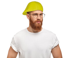 Pet / Cap Fluo Geel