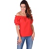 Blouse Top Rood