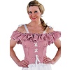 Blouse Top Geruit Rood/Wit