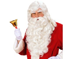Deluxe Baard & Pruik  Kerstman / Deluxe