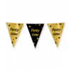 Classy Vlaggenlijn Partytime /Black & Gold